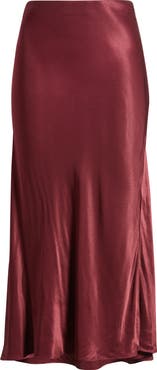 Rails Maya Satin Midi Skirt