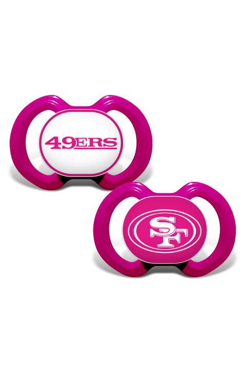 San Francisco 49ers Pink Pacifier 2-Pack