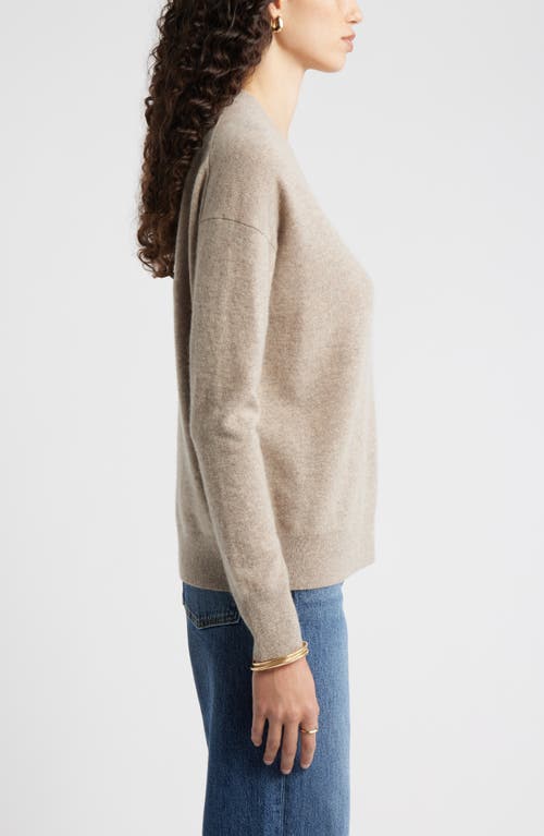 Nordstrom V-neck Cashmere Sweater In Gray