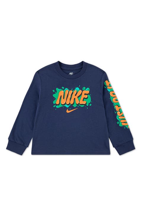 Kids' Slime Logo Long Sleeve Graphic T-Shirt (Toddler & Little Kid)