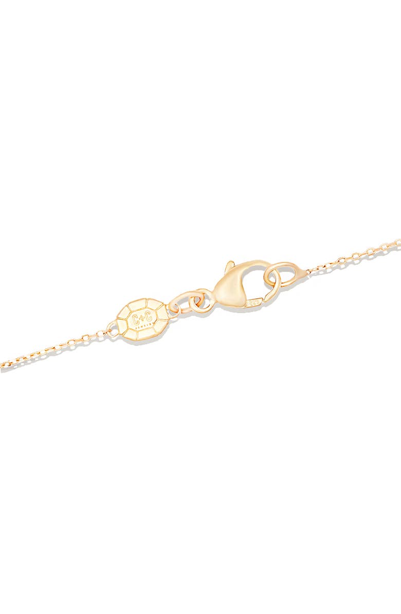 Campbell + Charlotte Juju Diamond Charm Necklace, Alternate, color, Diamond- Gold