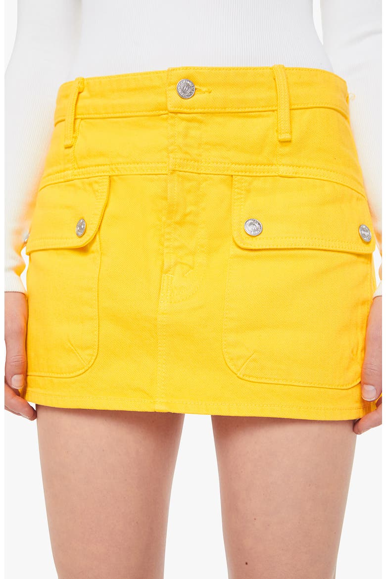 The Short Term Memory Denim Miniskirt, Alternate, color, FREESIA
