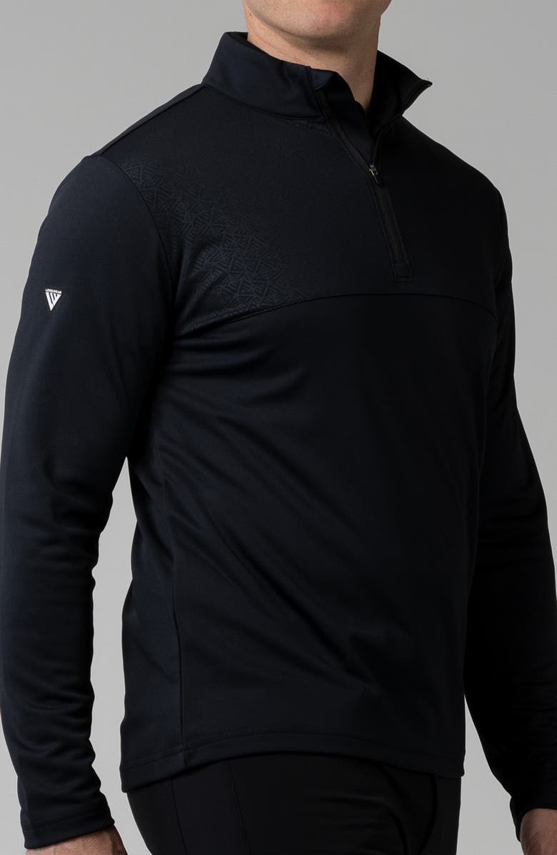 LEVELWEAR Quarter Zip Pullover, Alternate, color, Black