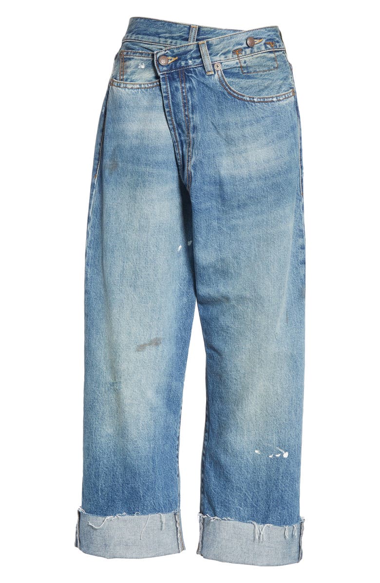 R13 Crossover Jeans, Alternate, color, Jasper
