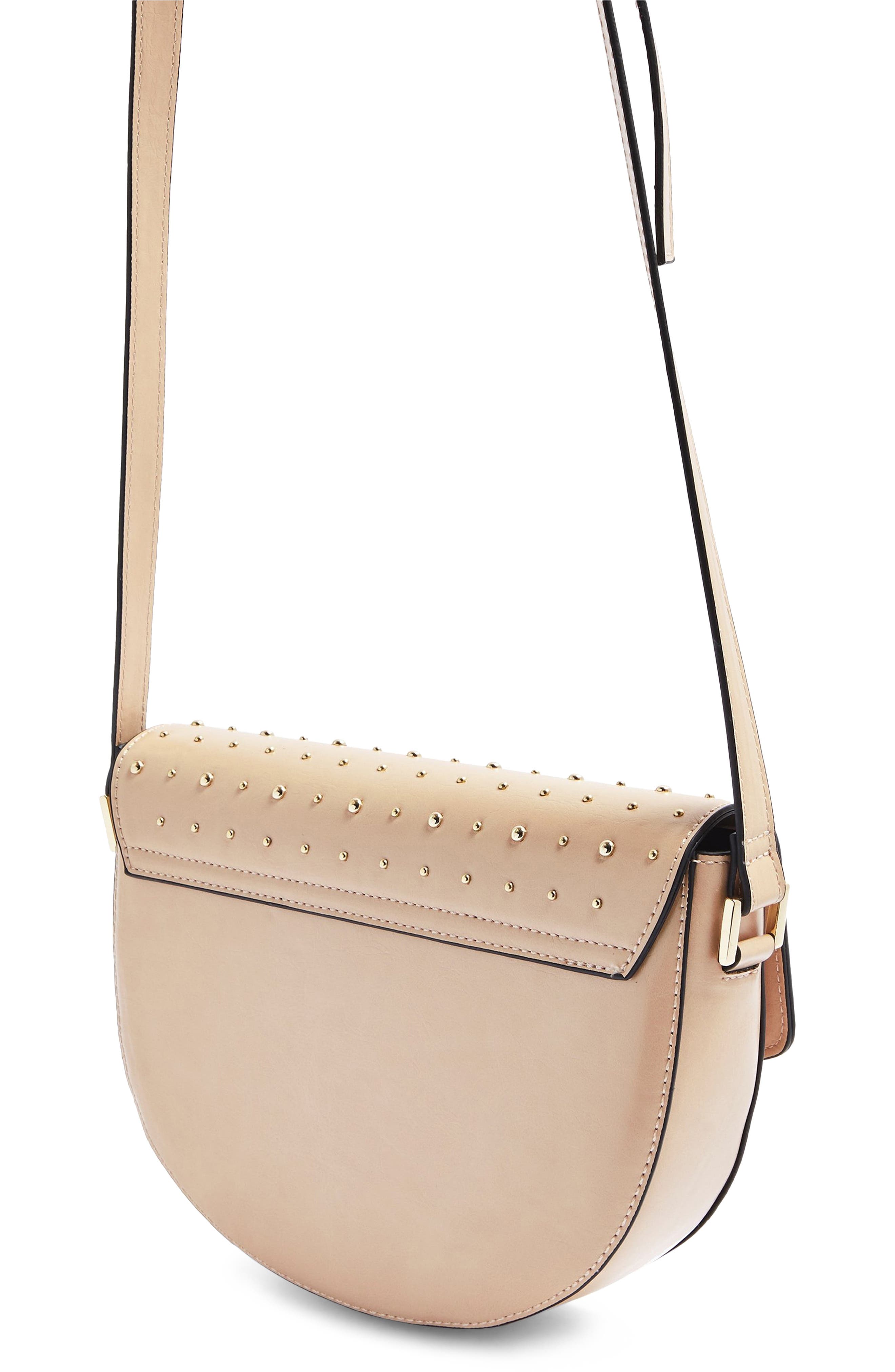 Brandu Faux Leather Shoulder Bag, Alternate, color, CAMEL