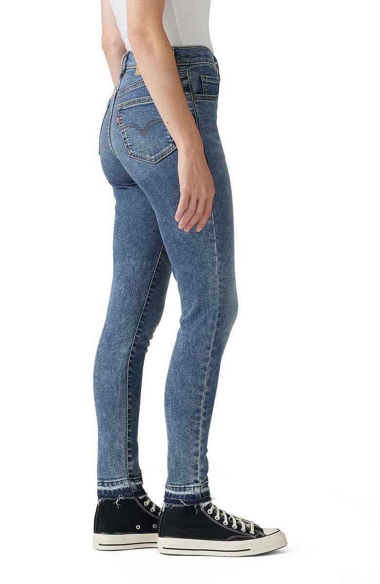 Levi's<sup>®</sup> 720<sup>™</sup> Release Hem High Waist Super Skinny Jeans, Alternate, color, Be The Best