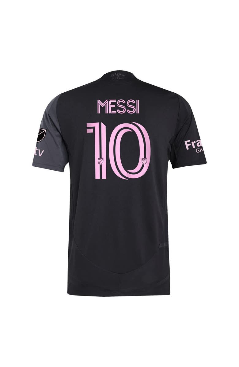adidas Men's adidas Lionel Messi Black Inter Miami CF 2025 The Fortitude Kit Authentic Player Jersey, Alternate, color,