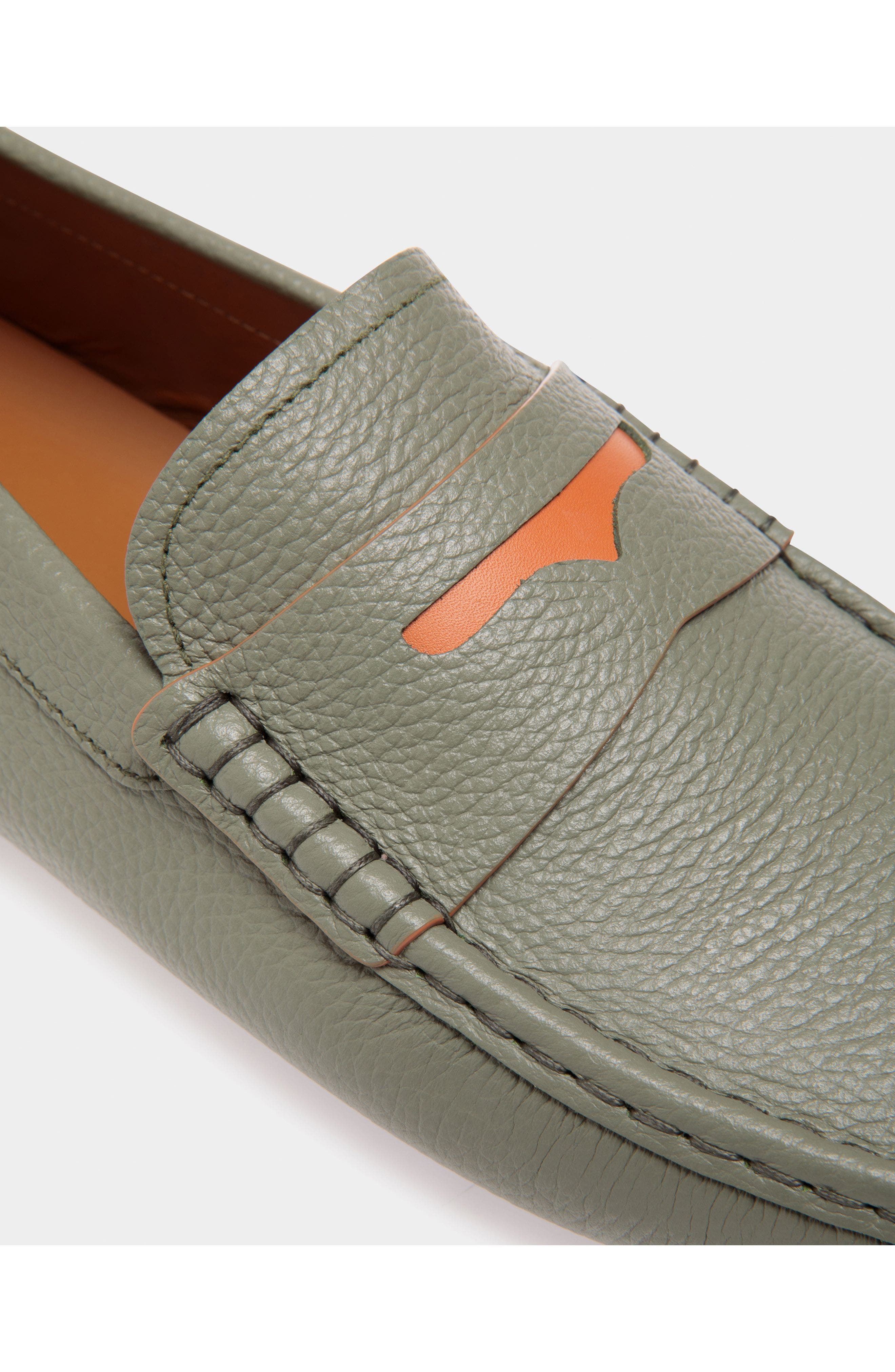 Bally Driver in Grained Leather, Alternate, color, 