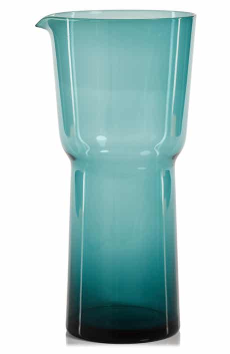 Skive Blown Glass Pitcher