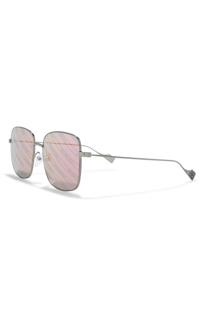 Balenciaga 57mm Square Sunglasses, Alternate, color, 