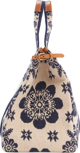 【VALENTINO】ANTIBES LARGE TOTE BAG VALENTINO GARAVANI Antibes large appliquéd leather tote