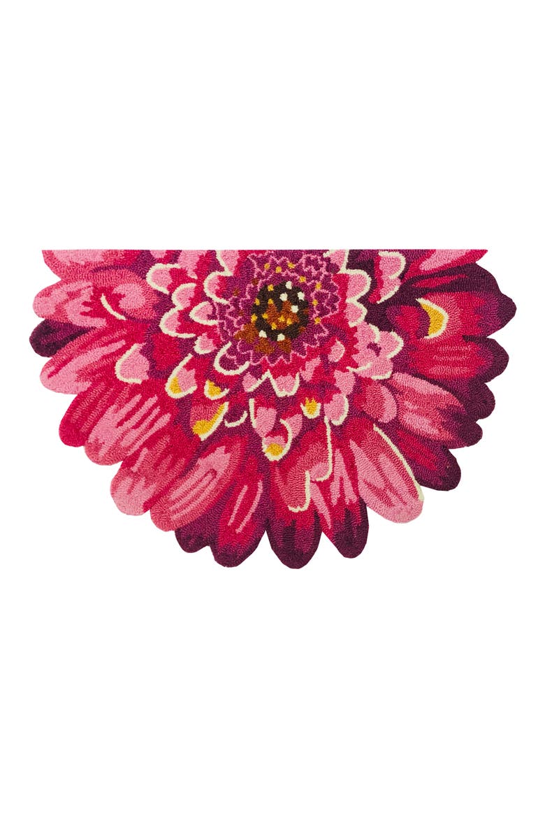 Dahlia Slice Doormat, Main, color, PURPLE