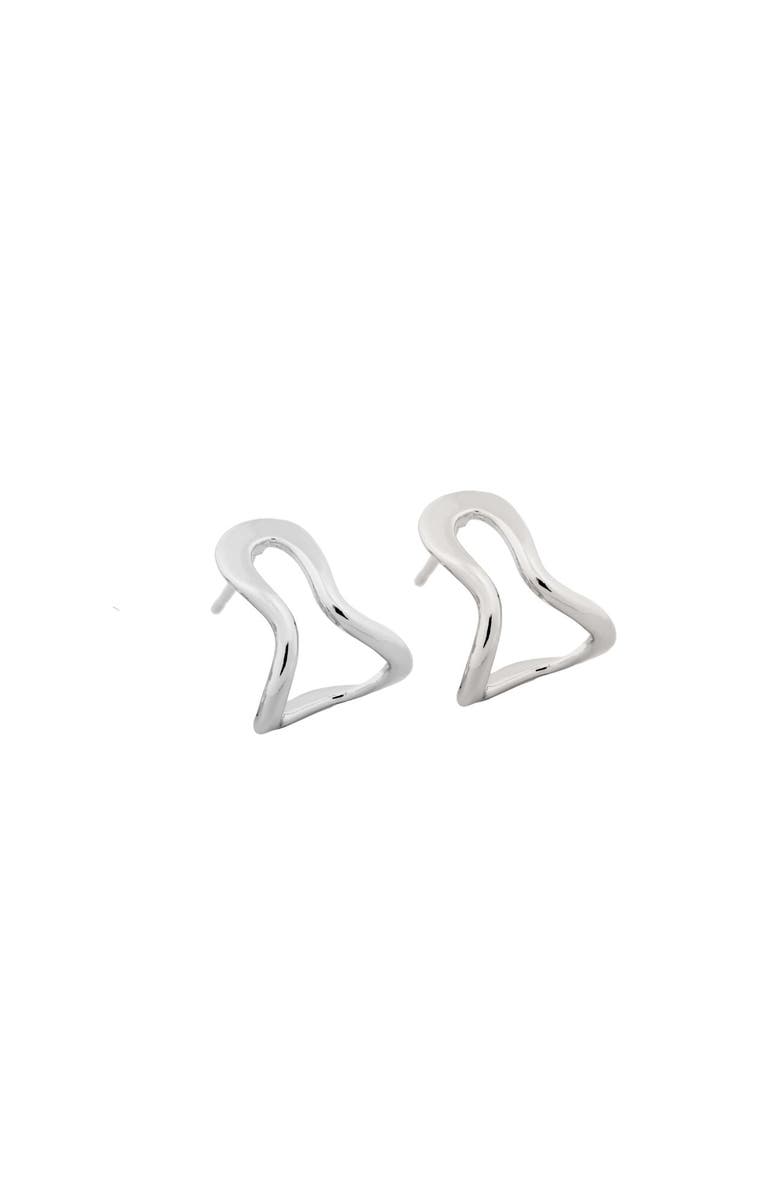 PIERETTI Cochi earrings, Main, color, Silver Plate