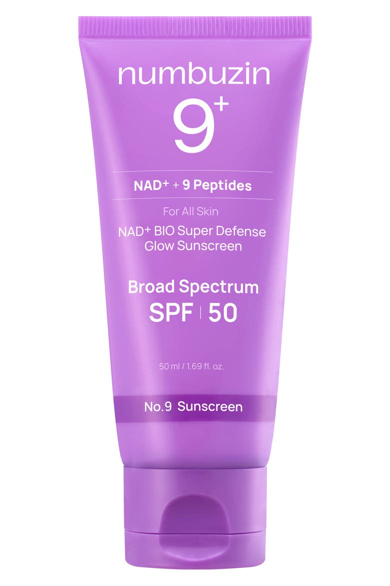 No.9 NAD+ 9 Peptides Broad Spectrum Sunscreen SPF 50, Main, color, NO COLOR