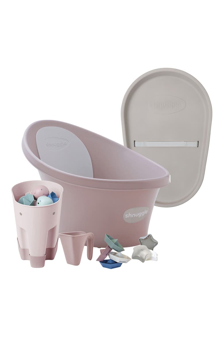 Baby Bath & Change Bundle, Main, color, BLOSSOM
