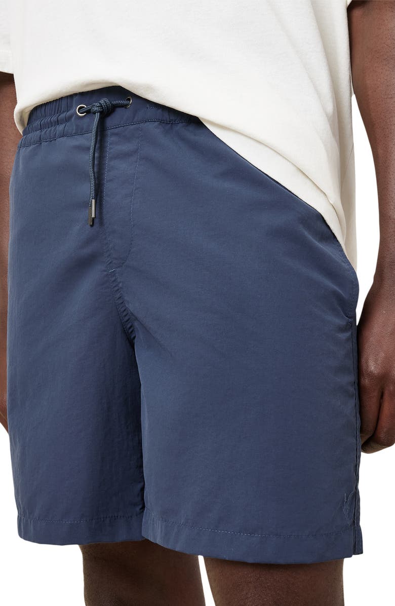 AllSaints Warden Swim Trunks, Alternate, color, Celeste Blue