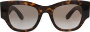 McQueen 50mm Gradient Square Sunglasses
