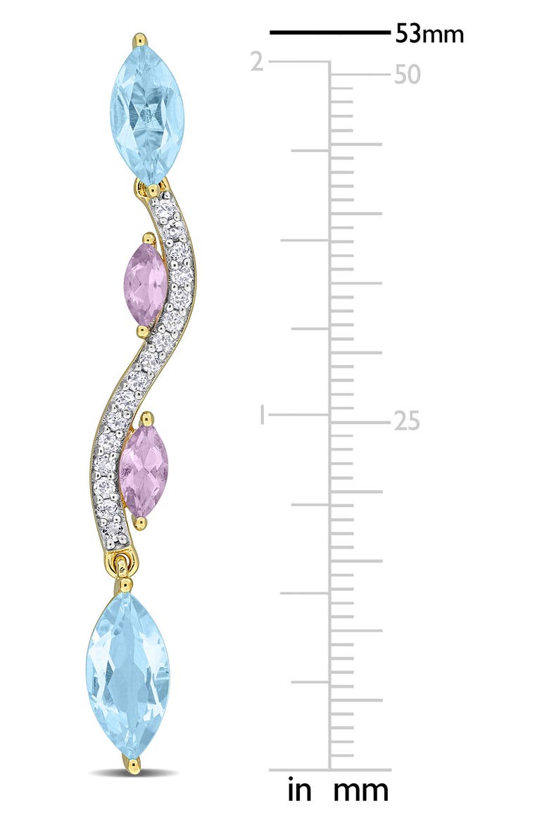 Drop Earrings, Alternate, color, BLUE MULTI