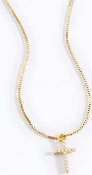 Mint & Lily Pave Cross Necklace