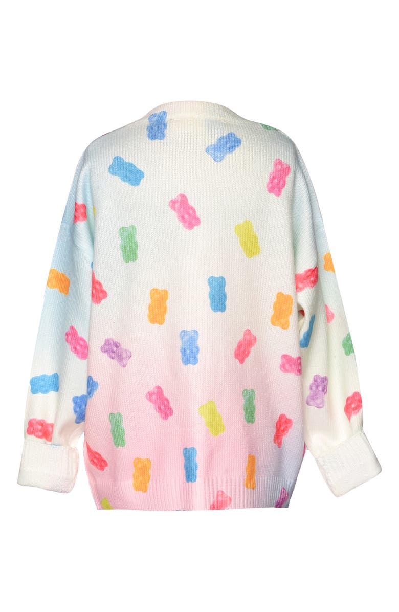 Truly Me Kids' Gummy Bears Print Sweater, Alternate, color, 