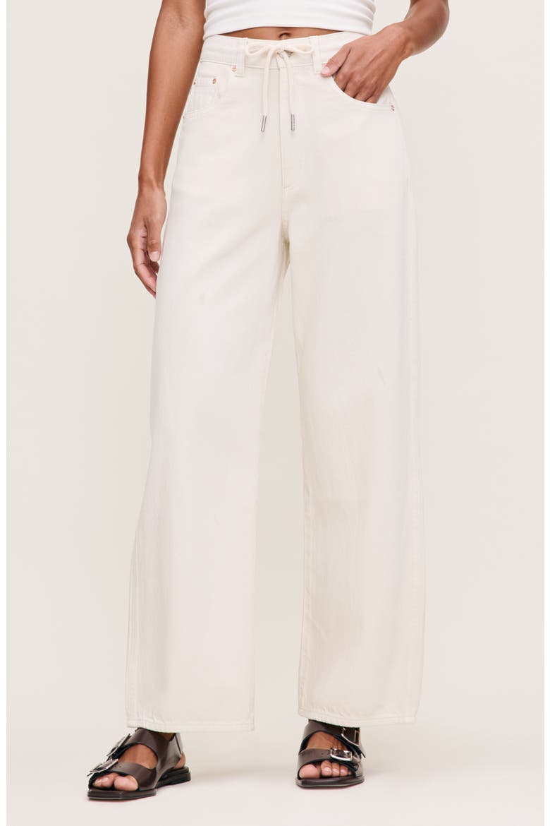 Taylor Relaxed Barrel Leg Jeans, Main, color, FLAX