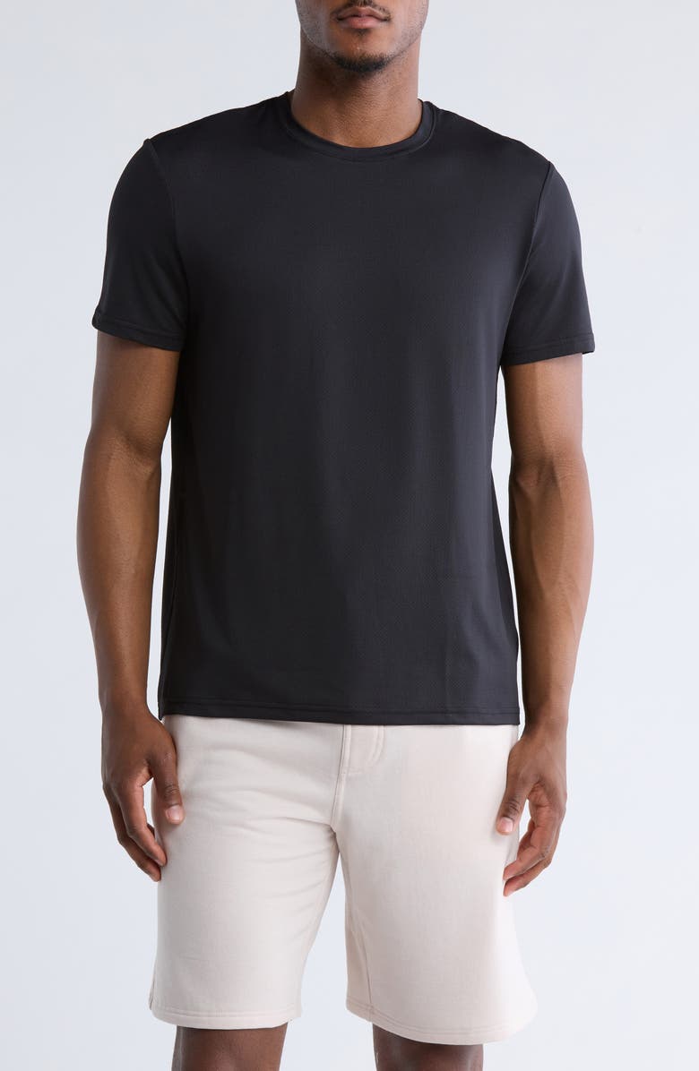 90 DEGREE BY REFLEX Piqué Performance T-Shirt, Main, color,