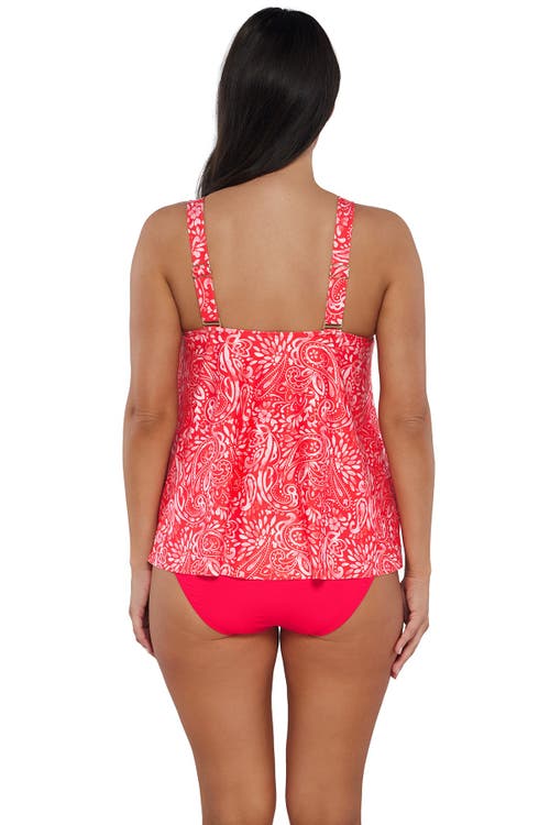 Sunsets Escape Sadie Tankini Swimsuit Top In Majorca