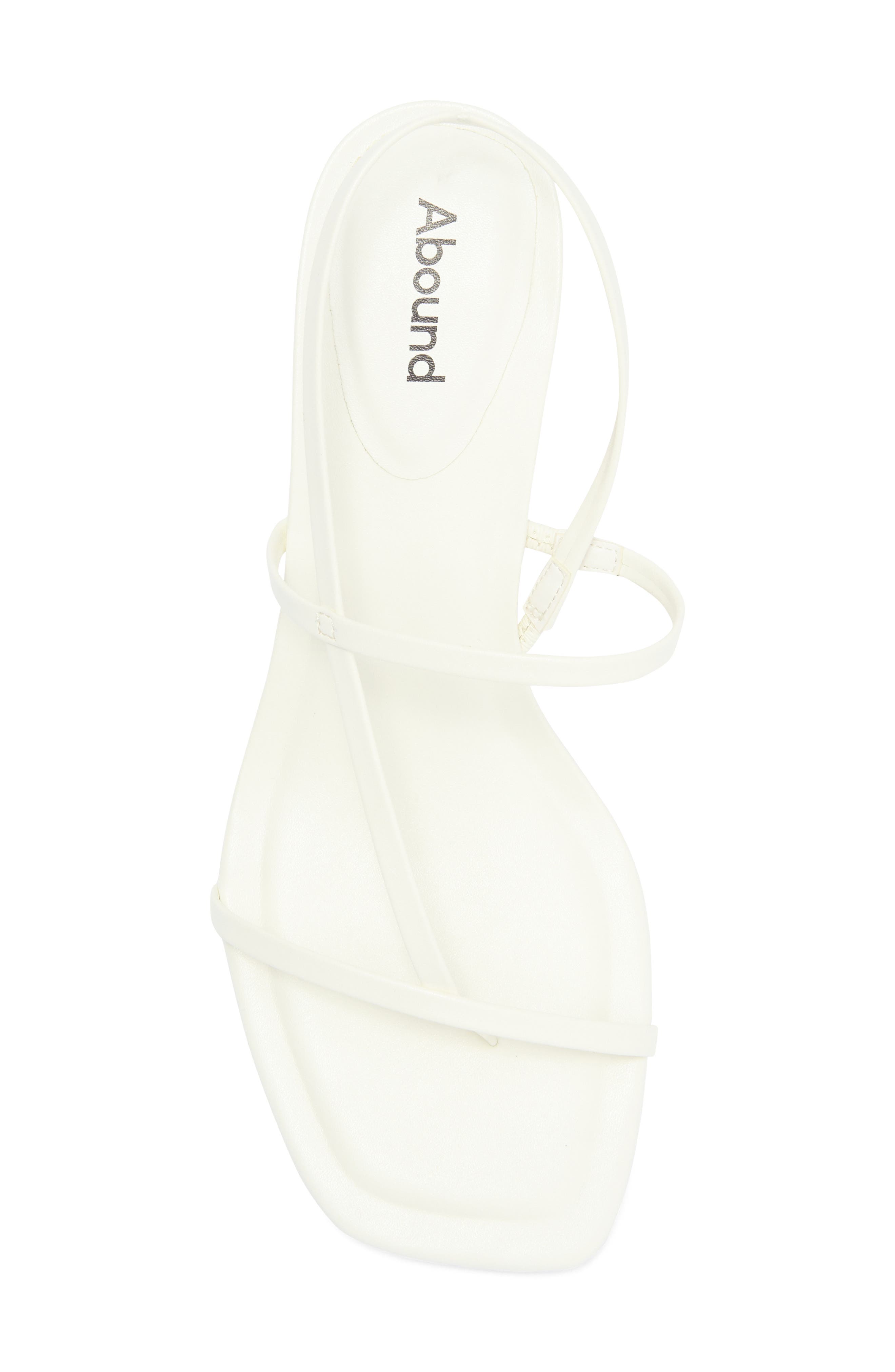 Abound Petra Kitten Heel Sandal, Alternate, color, White
