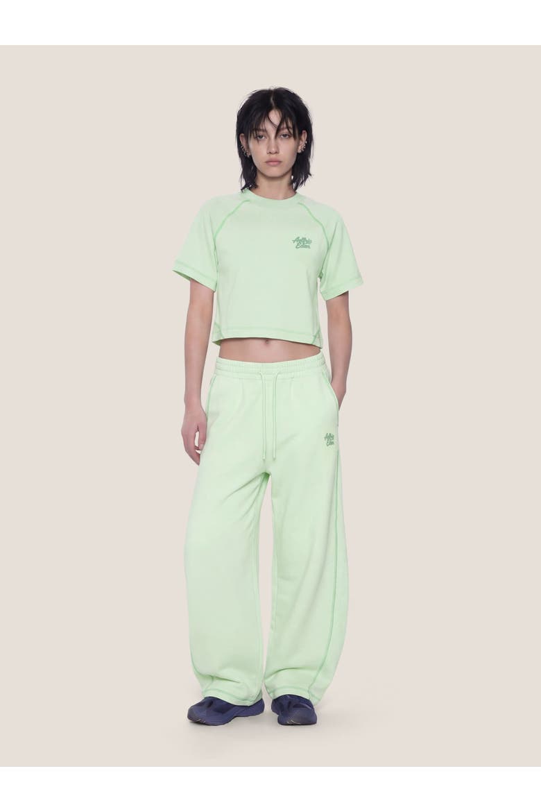 Cropped Sweat Set, Main, color, Green