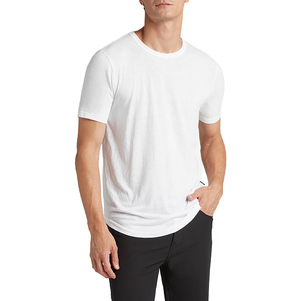 Goodlife Scallop Crewneck T-Shirt in White