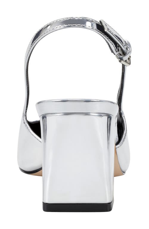 Marc Fisher Lethe Slingback Pump In Silver