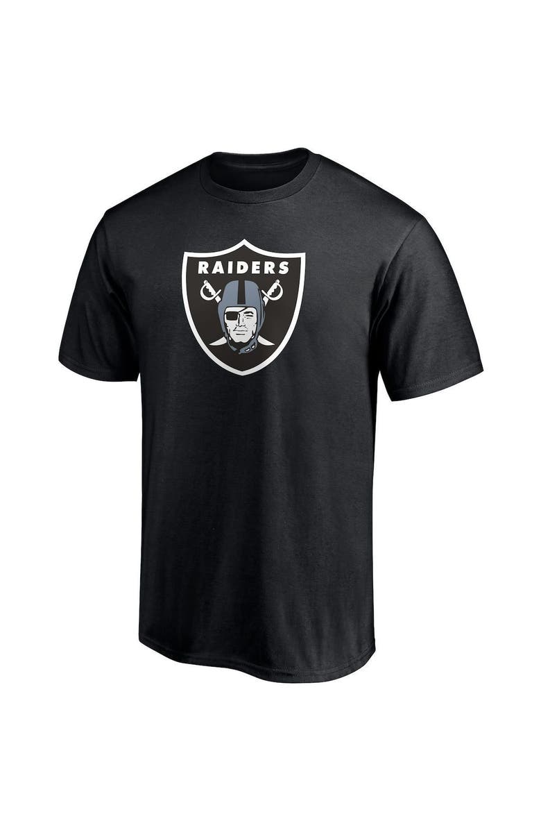 FANATICS Men's Fanatics Branded Josh Jacobs Black Las Vegas Raiders Player Icon Name & Number T-Shirt, Alternate, color, 