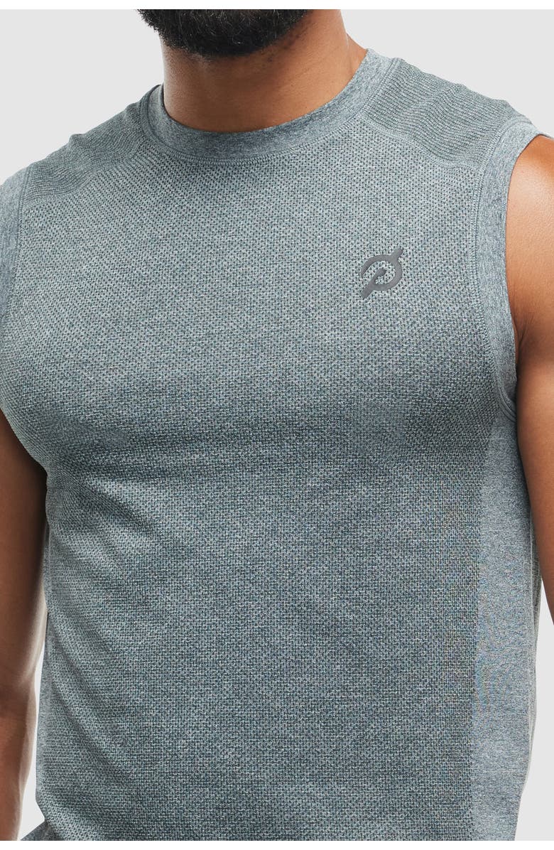 Peloton Seamless Muscle Tank, Alternate, color, Urban Green