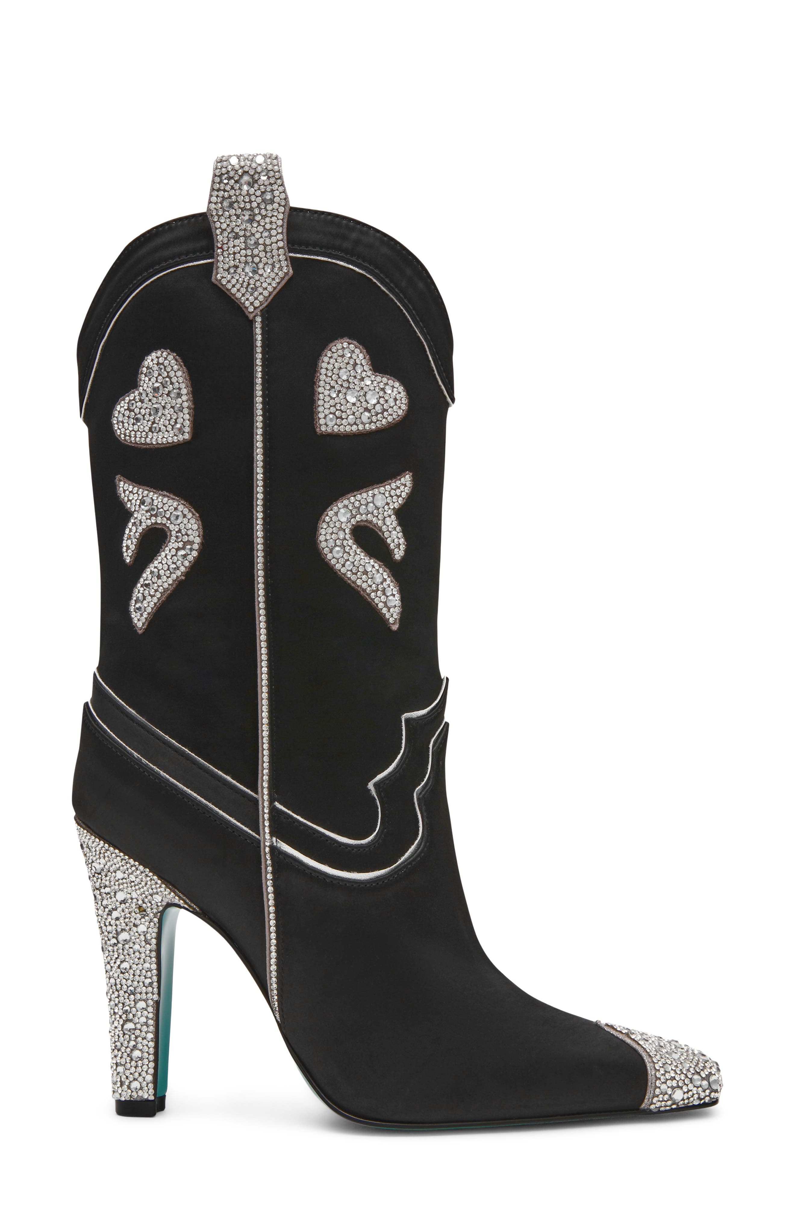 Toby Western Boot, Alternate, color, BLACK MULTI