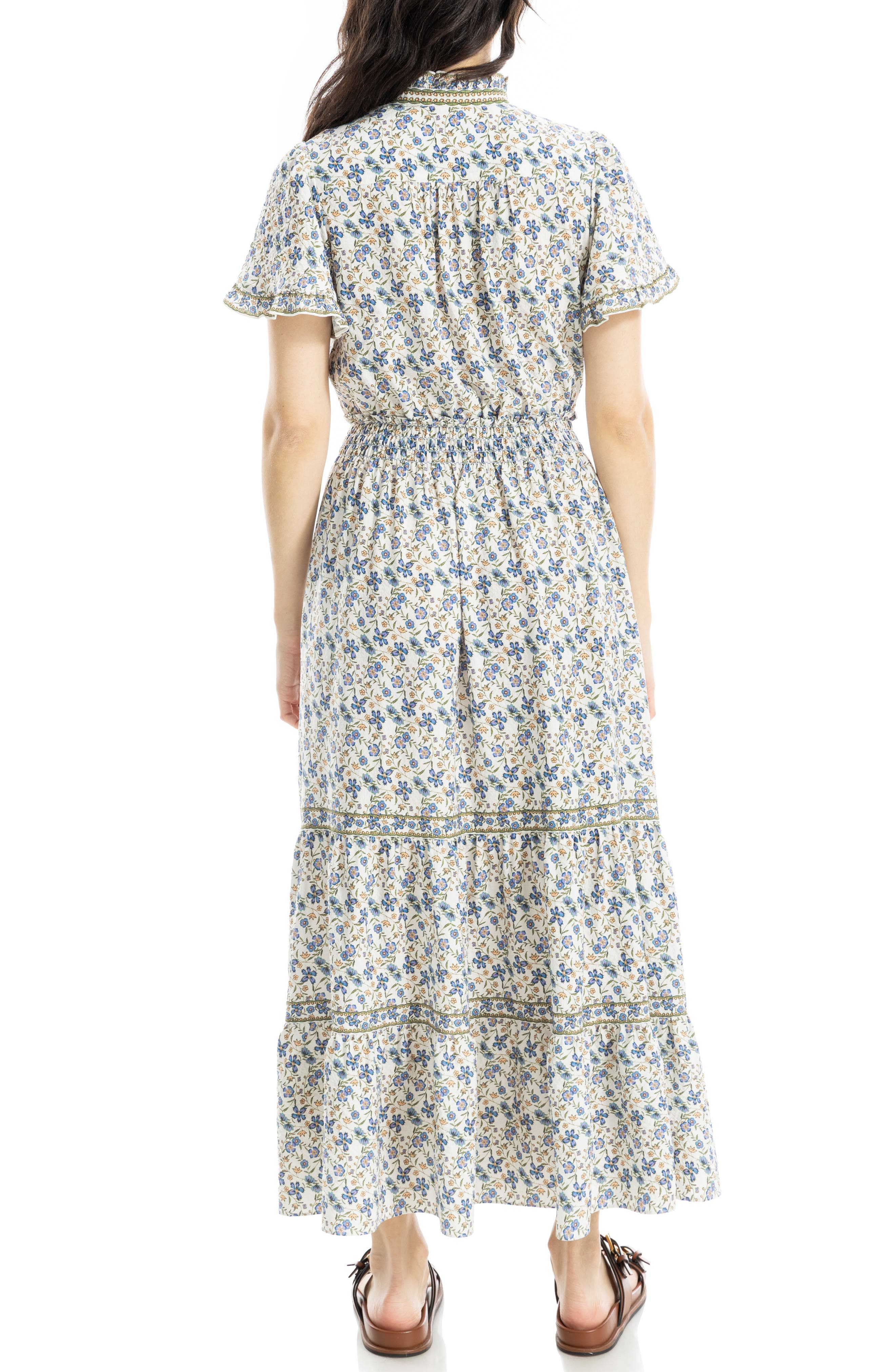 Flutter Sleeve Maxi Dress - image 2