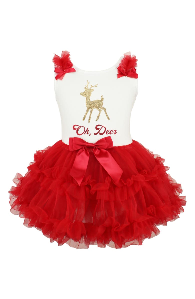 Popatu Oh, Deer Sparkle Pettidress, Main, color,