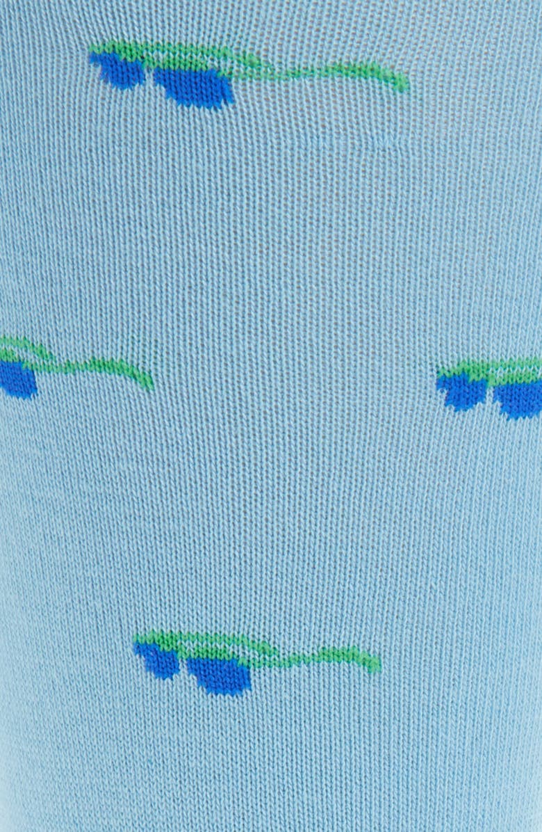 Paul Smith Nate Sunglasses Cotton Blend Dress Socks, Alternate, color, Turquoise/Aqua