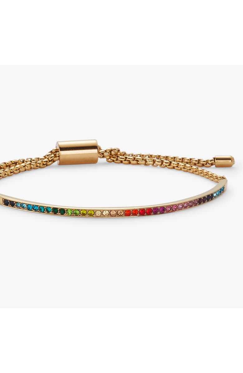 Alex and Ani Rainbow Ombre Pave Bolo Bracelet, Main, color, 