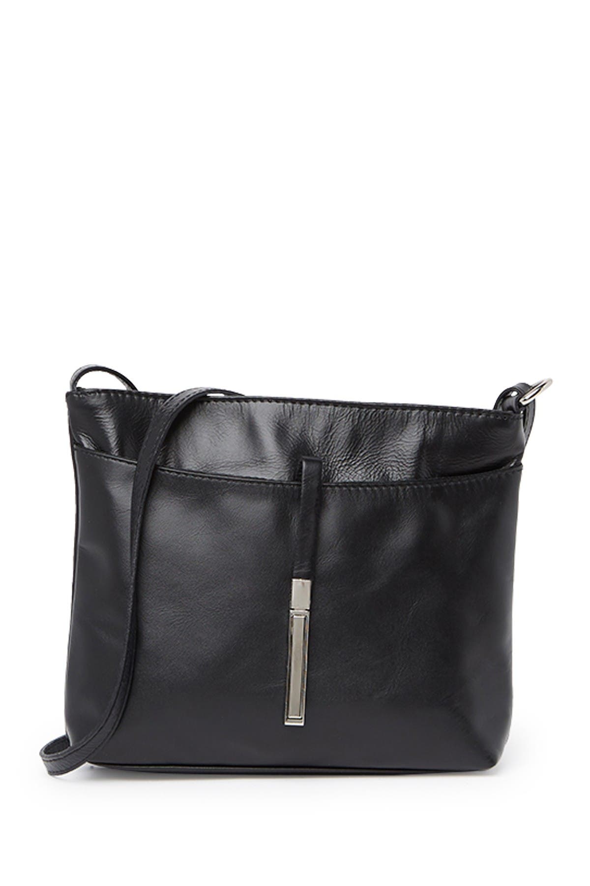 ROBERTA M Leather Crossbody Bag, Main, color, 