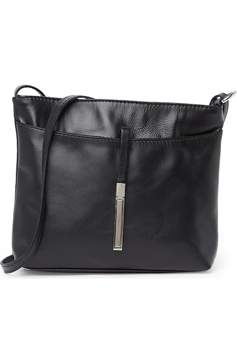 ROBERTA M Leather Crossbody Bag, Main, color,