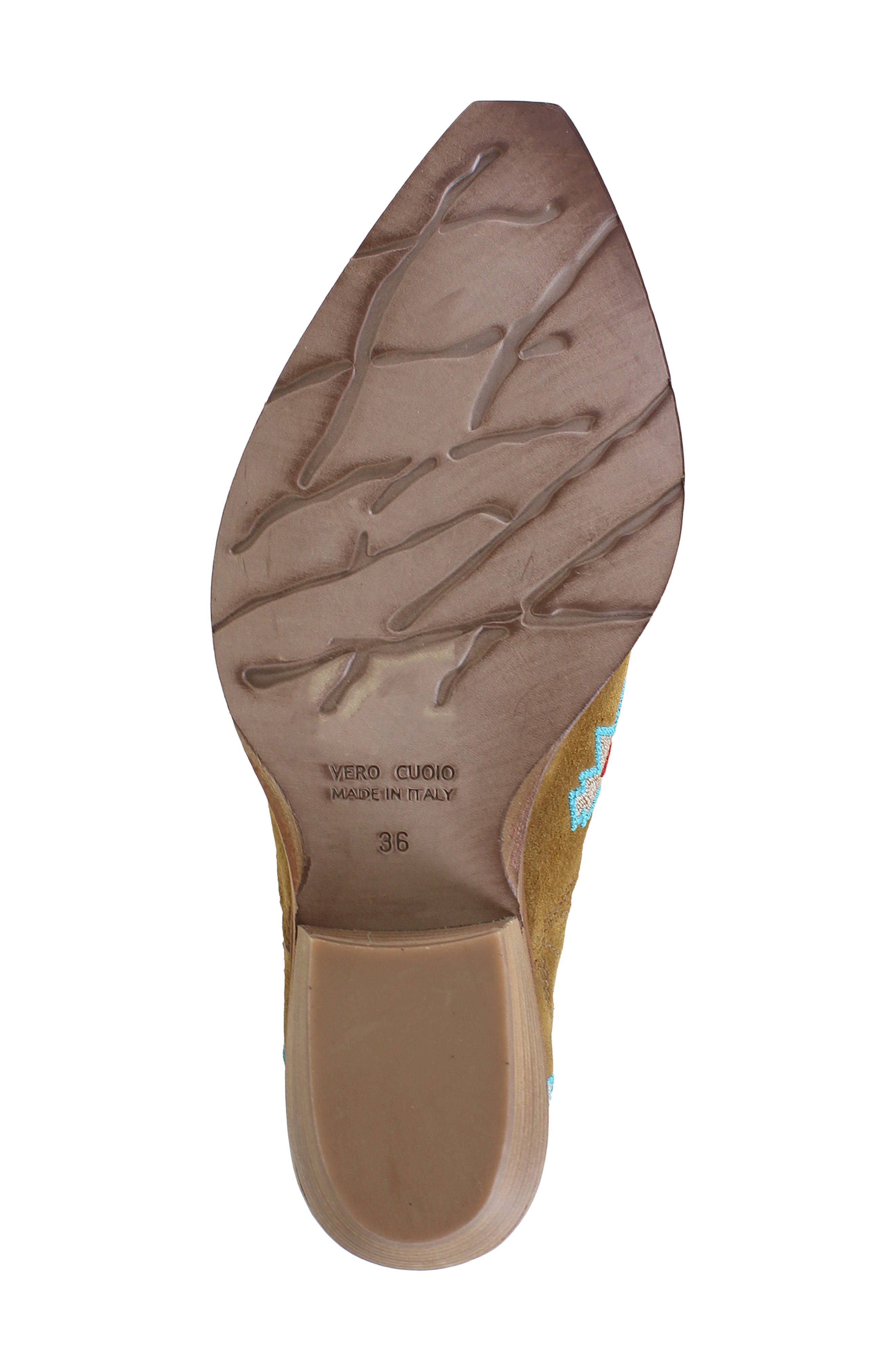 Katana Leather Western Bootie, Alternate, color, TAN SUEDE