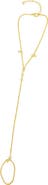 Adornia Crystal Station Hand Chain