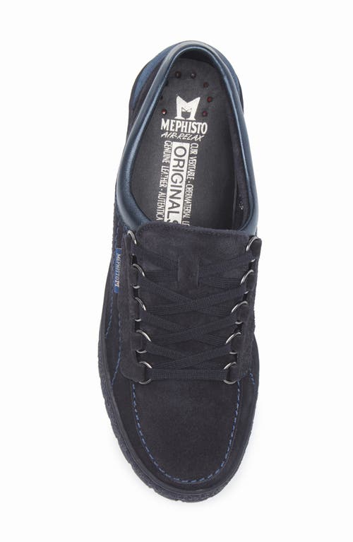 Mephisto Lady Low Top Sneaker In Blue