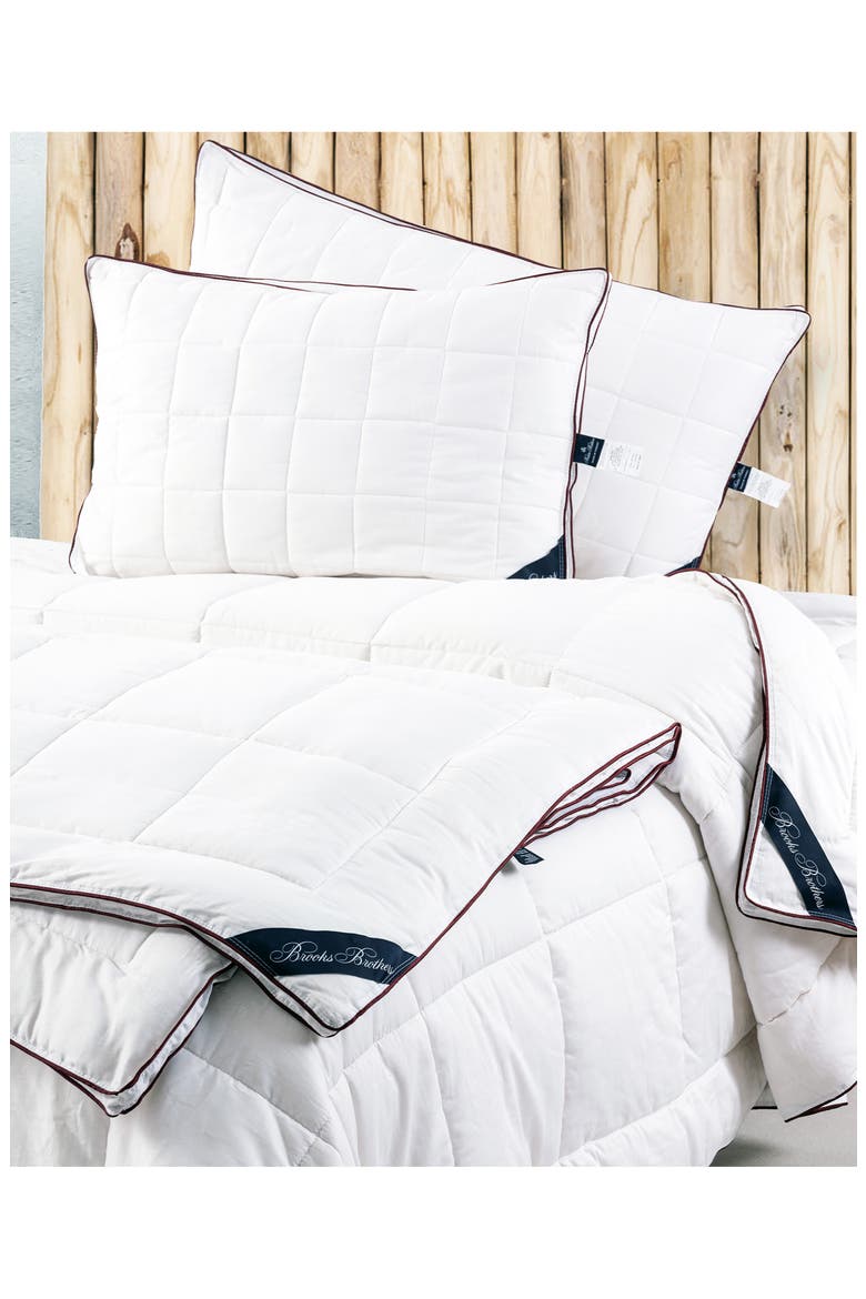 Turkish Cotton Sateen Comforter, Alternate, color, WHITE