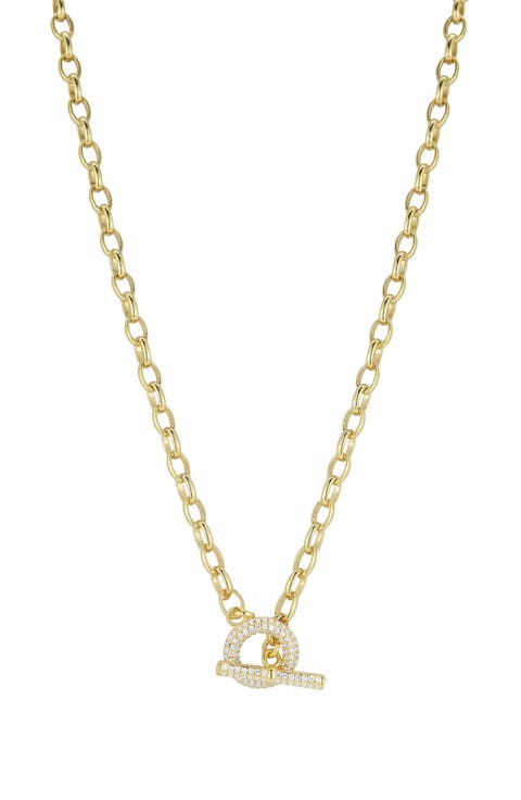 Toggle Cubic Zirconia Necklace