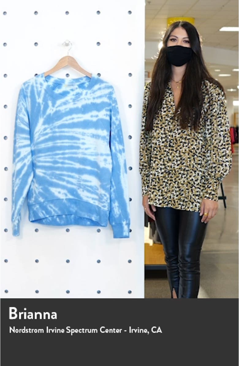 Tie Dye Crewneck Sweatshirt, sales video thumbnail