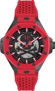 PHILIPP PLEIN $keleton Royal Silicone Strap Watch, 46mm