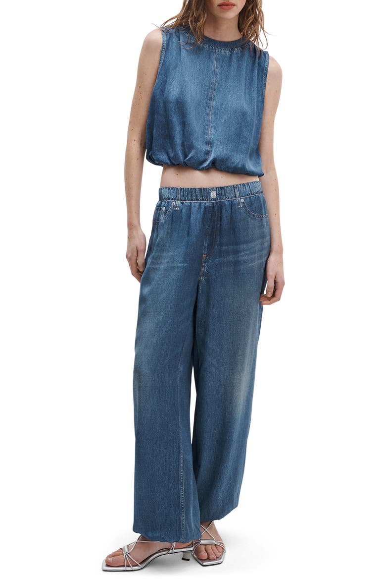 rb Miramar Satin Pull-On Bubble Pants, Alternate, color, JASPER