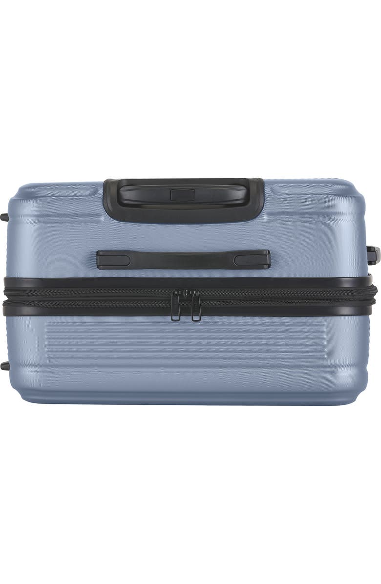 bugatti Singapore Hardside Check-In Large Luggage with Expansion, Alternate, color, Metallic Blue