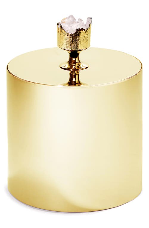 Anna New York Gemstone Hospitality Ice Bucket In Gold